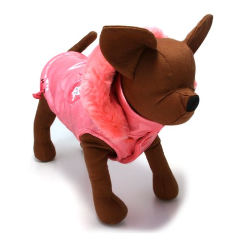 ジェレミー ダウン ジャケット [ ピンク ] 犬服のジャンパー・ダウン・ブルゾン 【S】