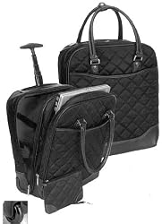 Bugatti Ladies rolling Briefcase Laptop kilted Polyester