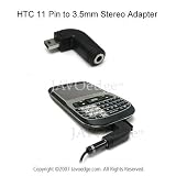 T-Mobile G1 / HTC Touch 11 Pin to 3.5mm Stereo Headphone L-Shaped Adapter