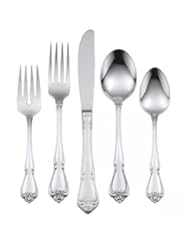 Kitchen: Oneida True Rose 45 Piece Service for 8 Flatware Set