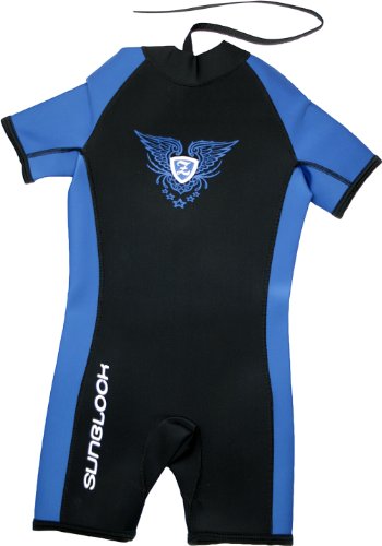 Zunblock Kinder Neoprenanzug Wetsuit warmupz, black/royal, 122/128 Preisvergleich