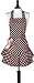 Jessie Steele Bib Josephine Polka Dot Apron, Brown and Pink
