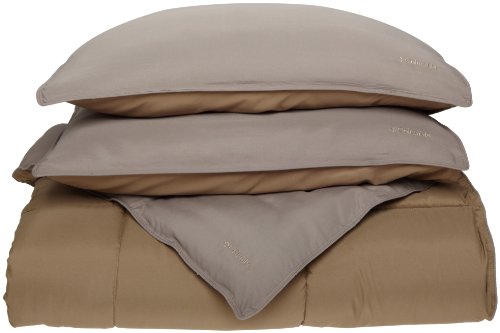 Columbia Down Alternative Comforter Set, Pebble, 