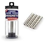 Magcraft NSN0548 1/4-Inch by 1/4-Inch Rare Earth Cylinder Magnets, 20-Count
