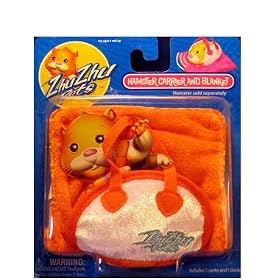 Zhu Zhu Pets - Orange Blanket and Orange Carrier: Toys &amp; Games