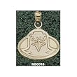 Boston College New Eagle Face 1/2" Charm/Pendant -14K/10K, Stainless Steel or Gold Plated