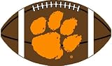 Clemson Tigers Large 3' 6 x 6' Football Rug
