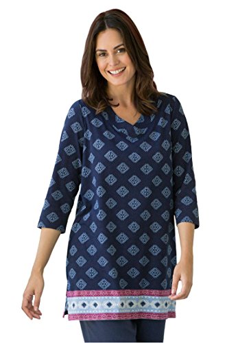 Women's Plus Size V-Neck Tunic