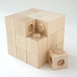 No.306　積木パズル　27ピース / サークルタイプ　　木のおもちゃ　組木 OSKオガワ精機