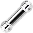0 Gauge STEEL BARBELL Tongue Ring 5/8" 8mm