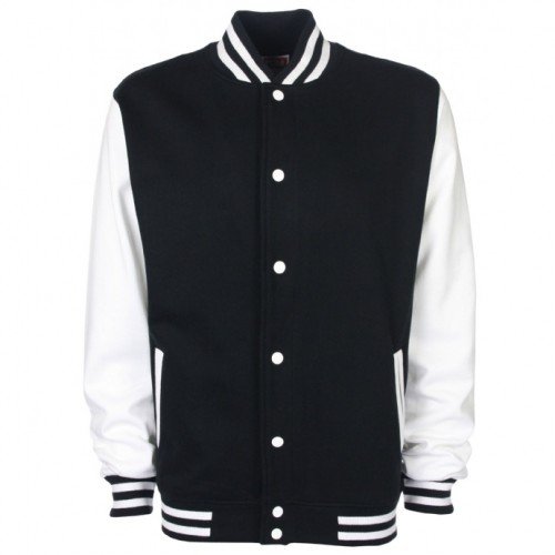 FDM Unisex Varsity / University Jacket (Contrast Sleeves)