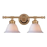 Crystorama 692-PB Bathroom Lights 20 2 Light Vanity Light in Polished Brass