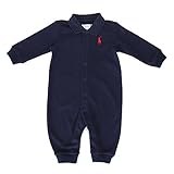 ラルフローレン ソリッドワンピースカバーオール フレンチネイビー 3M 577225 Ralph Lauren [並行輸入品]