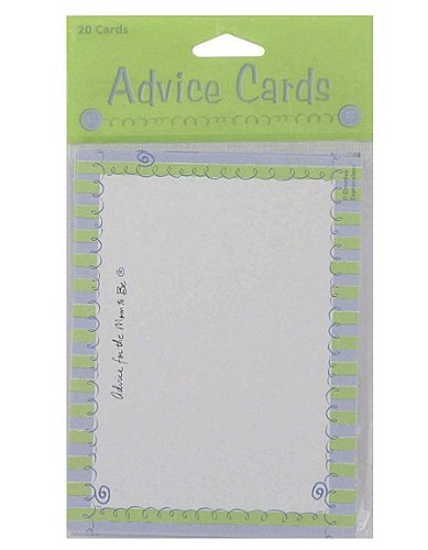 6 Packs of 20 Mom to Be Advice Cards