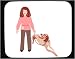 Decorated Mouse Pad with human, body, individuals, individual, show, persons, humans, people, woman, person, exhibition, dog