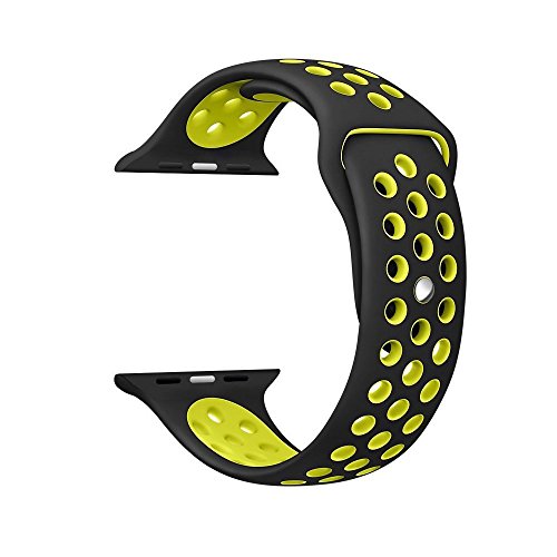 Apple watch band, yearscase soft silicone bracelet spor…