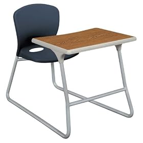Accomplish Series Student Desk with a Lava Seat (HONCL71HPBDD91C) by Hon