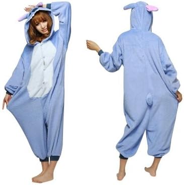 Newbetter Sleepsuit Costume Cosplay Homewear Lounge Wear Kigurumi Onsize Pajamas (S (150-159cm), Stitch)
