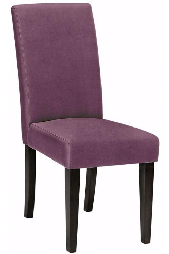Parsons Side Chair 37Hx17.5W PURPLE VELVET