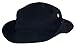 Solid Wing Floppy/Bucket Summer Hat W/Snap Up Sides, Chin Strap & Mesh Air Holes