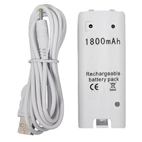 Fosmon� Wii Controller Replacement Rechargeable Batteries for Wii Remote Control