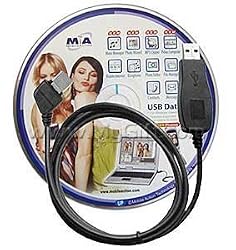 USB Data Cable with Handset Manager Software for Samsung SGH-D900, SGH-D807, SYNC SGH-A707, SGH-T509, SGH-T519, SGH-T809 Cell Phones