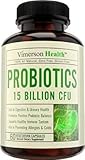 Probiotics 30 BILLION CFU per day (15 Billion CFU per capsule). Helps Improve Digestive, Urinary & Immune System. Promotes Positive Probiotic Balance & Better Nutrient Absorption. 100% All Natural