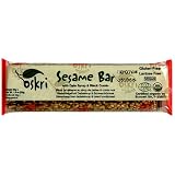 Oskri Organics Sesame Bars with Date Syrup and Black Cumin, 1.9-Ounce Bars (Pack of 18)