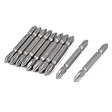 Uxcell　プラスドライバービット　シルバーグレー　141g　フィリップス　磁気　両頭