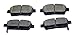 Monroe CX822 Total Solution Ceramic Brake Pad