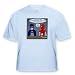 Super Hero Parody with Batman and Spiderman at the bar - Toddler Light-Blue-T-Shirt (3T)