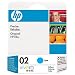 INK CARTRIDGE, HP 02 US CYAN