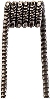 E-Quip The Coil Kit (4) Pre-Built 28g Nichrome Fused Clapton Coils &amp; Japanese Cotton