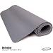 Defender Solid PVC Indoor Rower Mat, Defender Gray