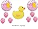 IT'S A GIRL RUBBER DUCKY BABY SHOWER Balloons Decorations Supplies Duck