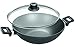 Woll Nowo Titanium Wok with Side Handles and Lid, 12.5-Inch, Gray