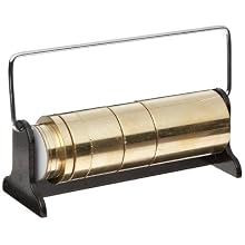 American Educational Copper Slotted Weight Set with Stand, Metric