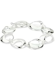 Argento Vivo "Ripple Waves" Link Bracelet