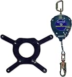 Guardian Fall Protection 10908 20-Foot 1-Inch Nylon Web with Swivel Top, Swivel Snap Hook, Carabineer and Boot Cover
