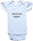 BOSTON BABY - City Series - White, Blue or Pink Onesie / Baby T-shirt