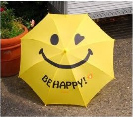 セール：SALE☆50％OFF　スマイル 子供用ジャンプ傘 50ｃｍ