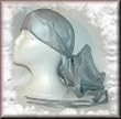 Sport Dorag Tie Down Long Tail Breathable Mesh Du-Rag Cap in Light Gray
