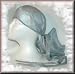 Sport Dorag Tie Down Long Tail Breathable Mesh Du-Rag Cap in Light Gray