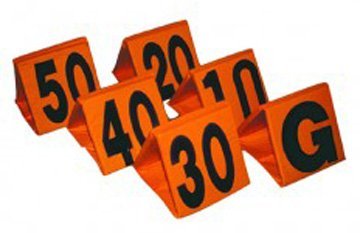 Champro Weighted Football Yard Markers (Orange)