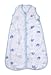 aden by aden + anais Classic Sleeping Bag, 100% Cotton Muslin, Wearable Baby Blanket, Jungle Jive, Elephant, Small, 0-6 Months