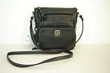 Giani Bernini Pebbled Leather Xbody Handbag/Purse ~ Black In Color