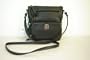 Giani Bernini Pebbled Leather Xbody Handbag/Purse ~ Black In Color