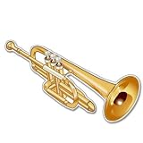  Trumpet musical instrument band bumper sticker 6