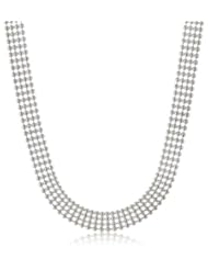 Sterling Silver Four-Row Shot Bead Chain Necklace