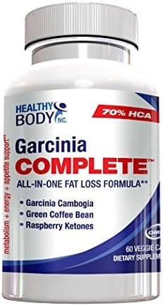 Garcinia Complete-Lose Weight Fast w/ Multi Weight Loss and Appetite Suppressant Supplement, 60 Veggie Capsules , Includes Garcinia Cambogia w/ 70% HCA, Pure Green Coffee Bean Extract, Raspberry Ketones, Melt Belly Fat Today